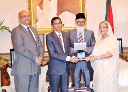 FSIBL_Press Release_FSIBL Handed Over a Cheque to Prime Minister Relief Fund