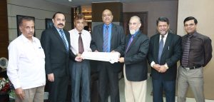 FIRST SECURITY ISLAMI BANK LTD. DONATED AN AIR CONDITIONAR TO NOORPUR KAZIBARI JAME MASJEED, FENI